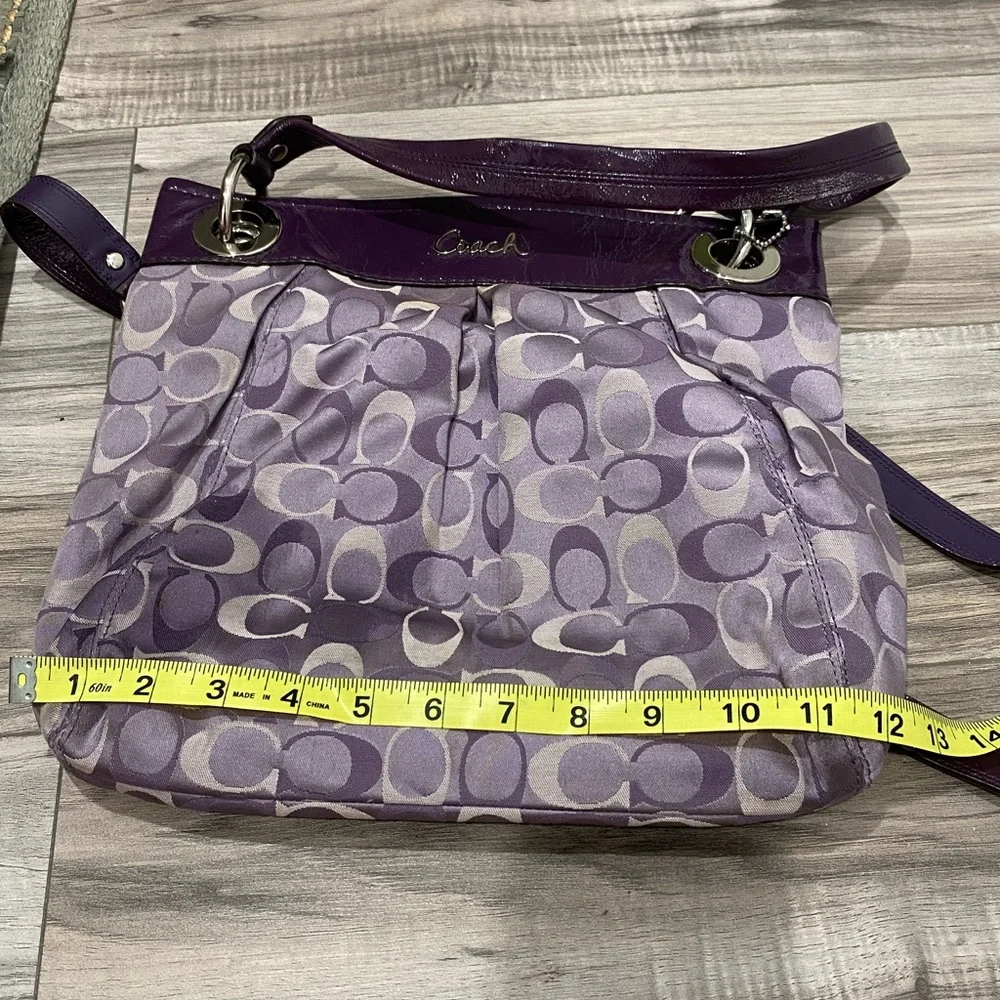 Purple Coach Crossbody - Picture 7 of 9